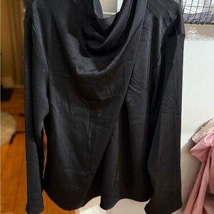 H&M Black Long Sleeve Blouse